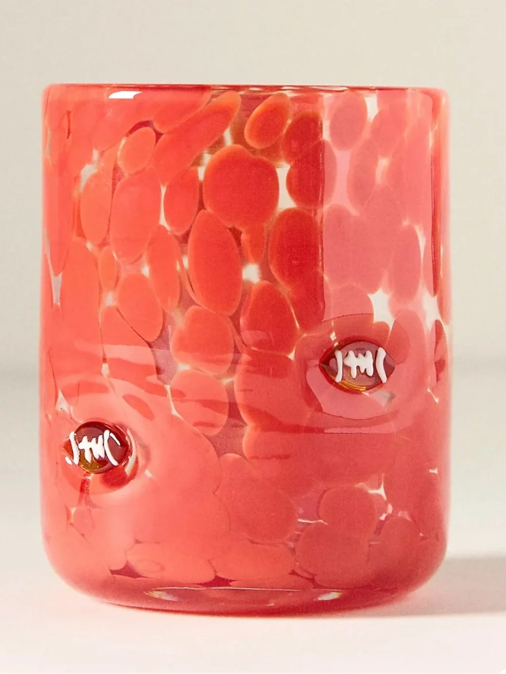 Anthropologie Sports Icon Football Juice Glass in Red